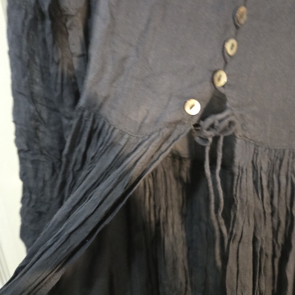 Free People One Blue Duster Dress M - Picture 4 of 11